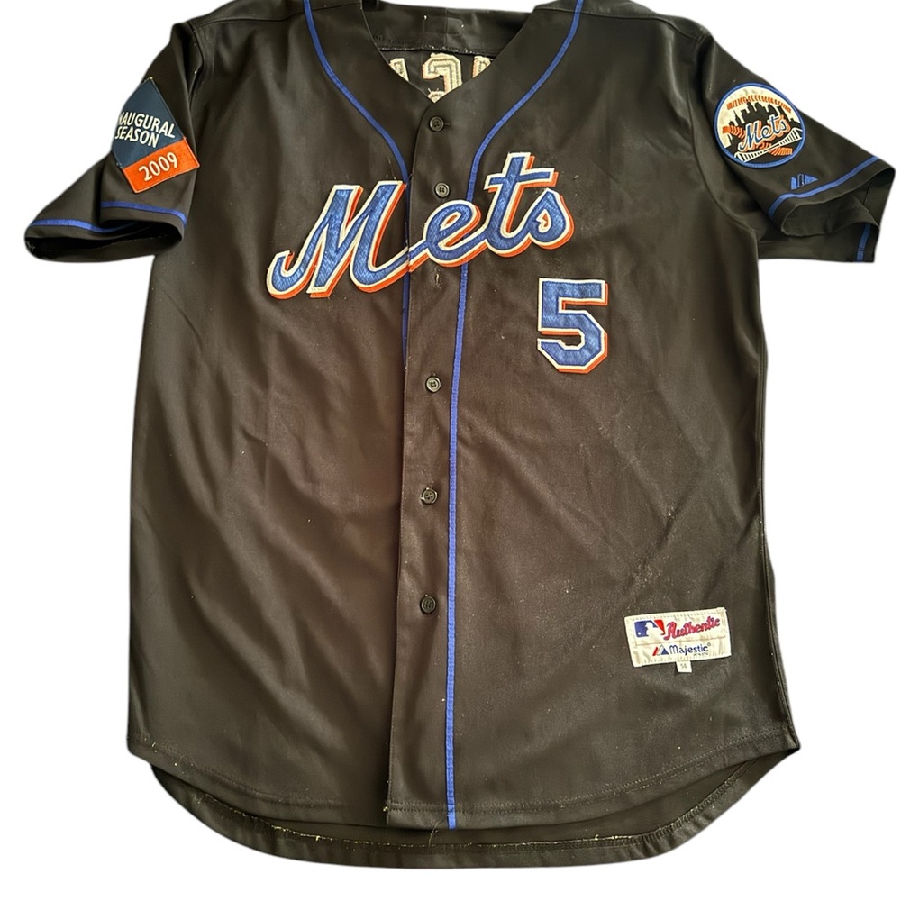 Black Mets Baseball David Wright Jersey